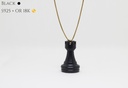 Collier Tour noir or